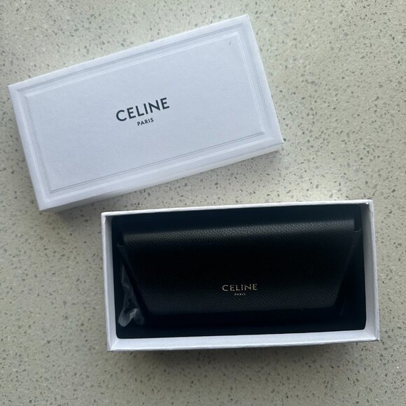 Celine Triomphe Round Metal & Acetate Sunglasses - Picture 4 of 9